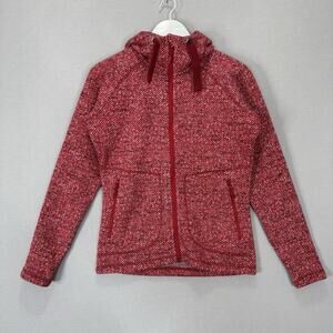Rab Amy‎ Hoody Womens Small Red Fleece Full Zip Hoodie Outdoor Jacket Gorpcore